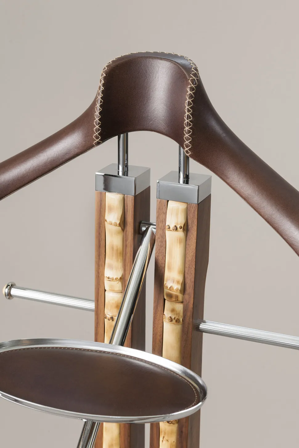 Bamboo root Wardrobe valet