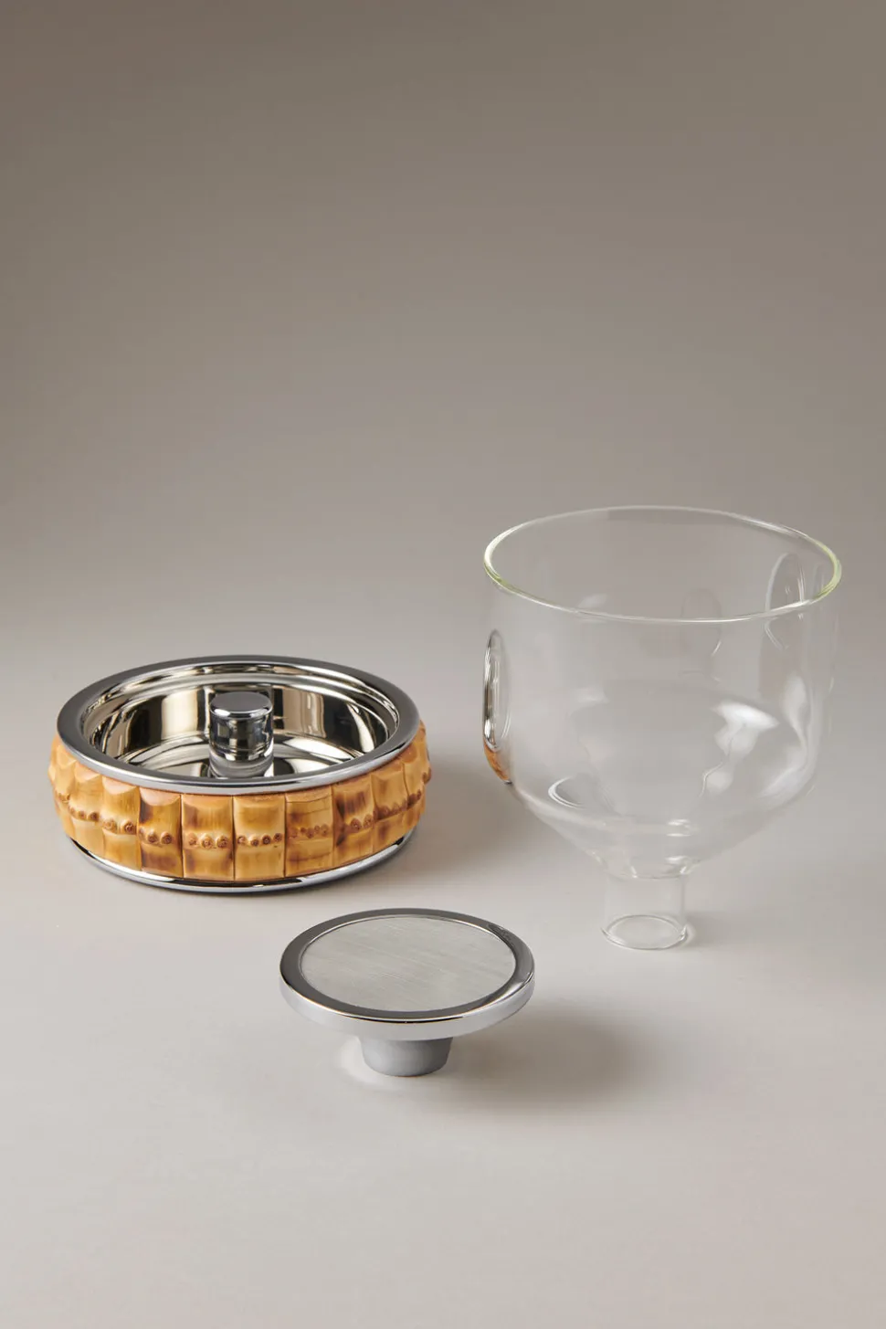 Bamboo root Wine filter for decanter