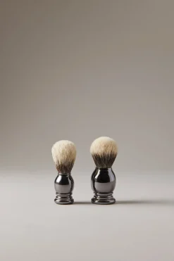 Black nikel Black nickel shaving brush