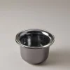 Black nikel Shaving mug