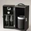 Calfskin Champagne travelling box