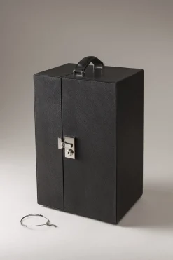 Calfskin Champagne travelling box