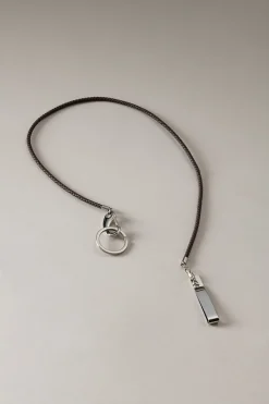 Calfskin Leather key chain