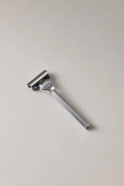 Chrome plated brass Chromed brass razor