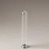 Chrome plated brass Cylindrical toothbrush holder