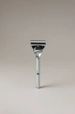 Chrome plated brass Large Fusion rotating razor