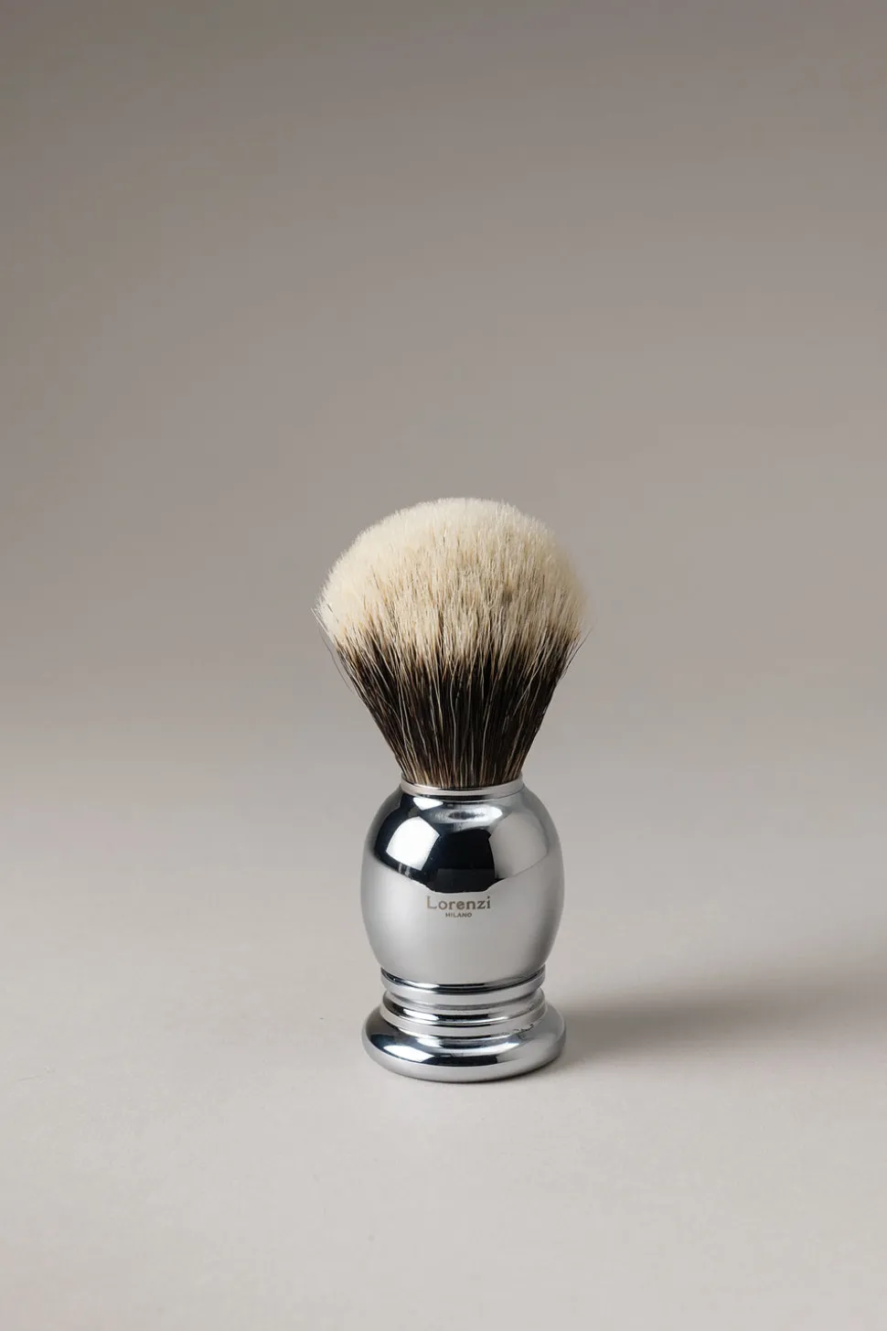 Chrome plated brass Shaving brush Chromed brass