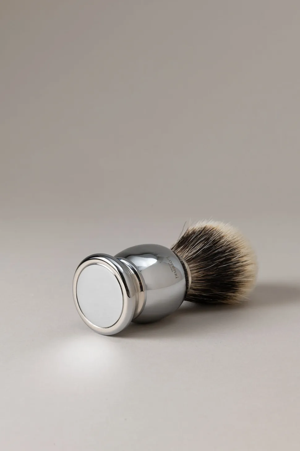 Chrome plated brass Shaving brush Chromed brass