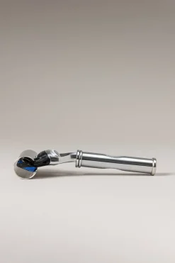Chrome plated brass Shaving rotating travel set
