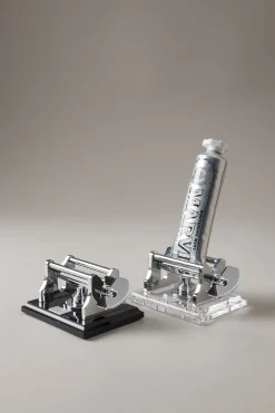 Chrome plated brass Toothpaste squeezer