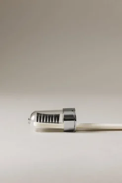Chrome plated brass Travel toothbrush holder