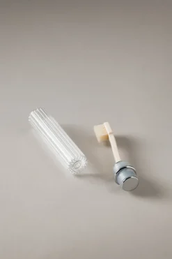 Chrome plated brass Traveling toothbrush