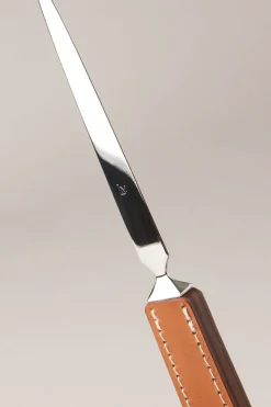 Cowhide letter opener with holster