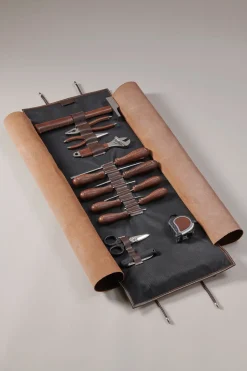 Cowhide Roll on tool set