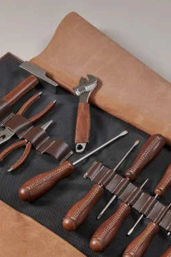 Cowhide Roll on tool set