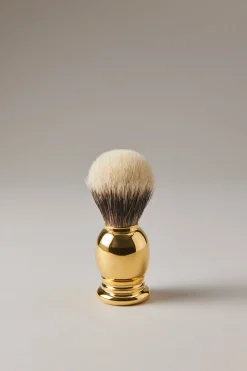Gold plated brass Golden shaving brush