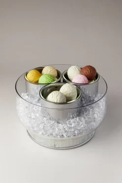 Ice cream server in mother of pearl