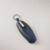 Lambskin Oval leather key-chain