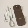 Lambskin Travelling manicure case nail nipper