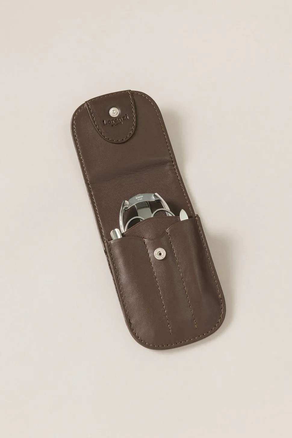 Lambskin Travelling manicure case nail nipper