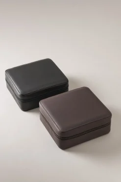 Lambskin Travelling shoe care set with Ovangkol brushes