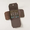 Lambskin Variable gold plated cuff-links set