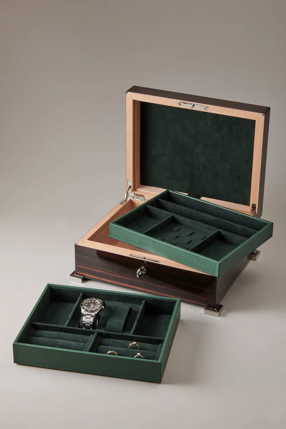 Makassar ebony Jewelry box