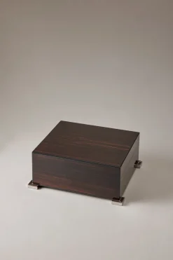 Makassar ebony Small cigar humidor box
