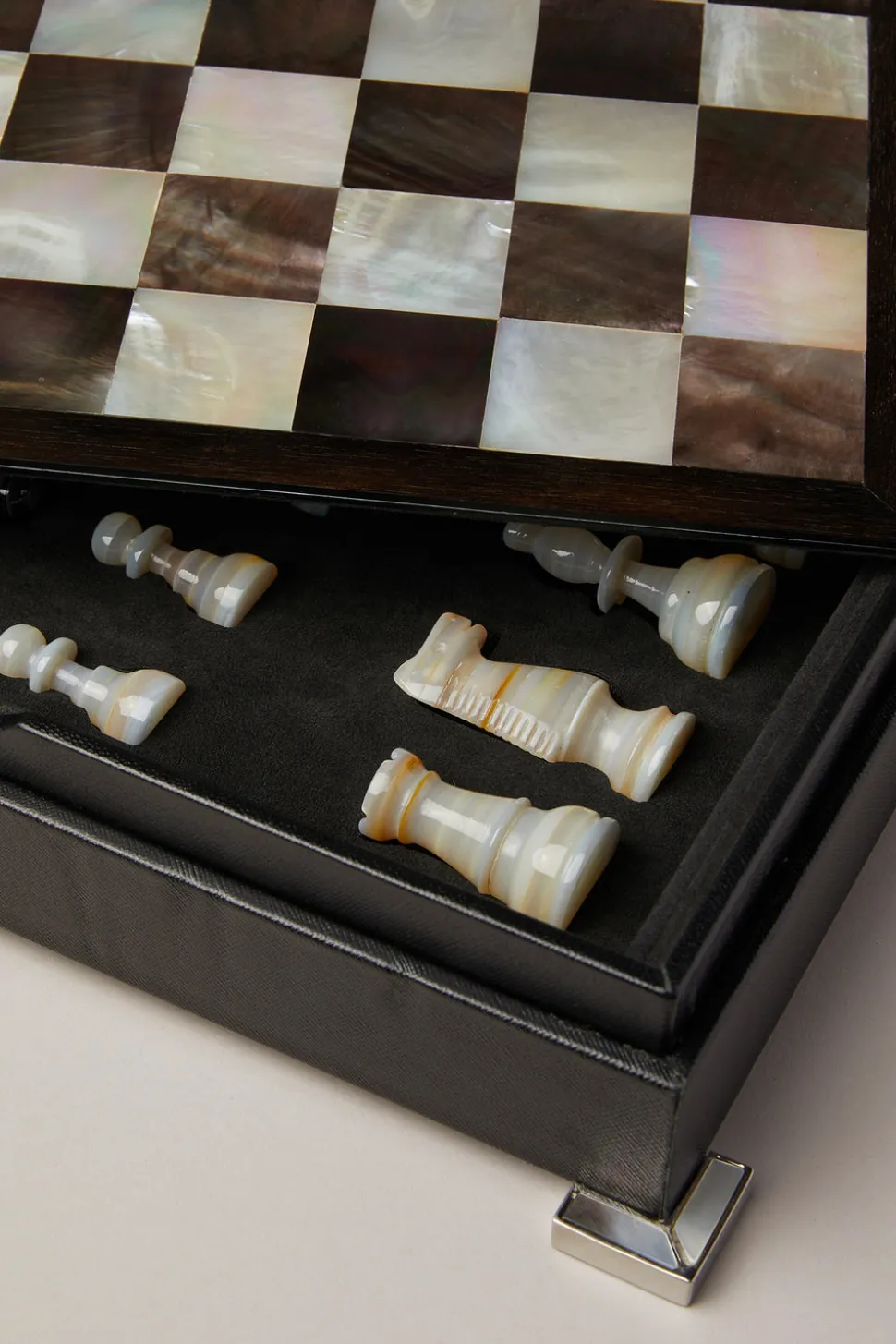 Mother of pearl Chess set