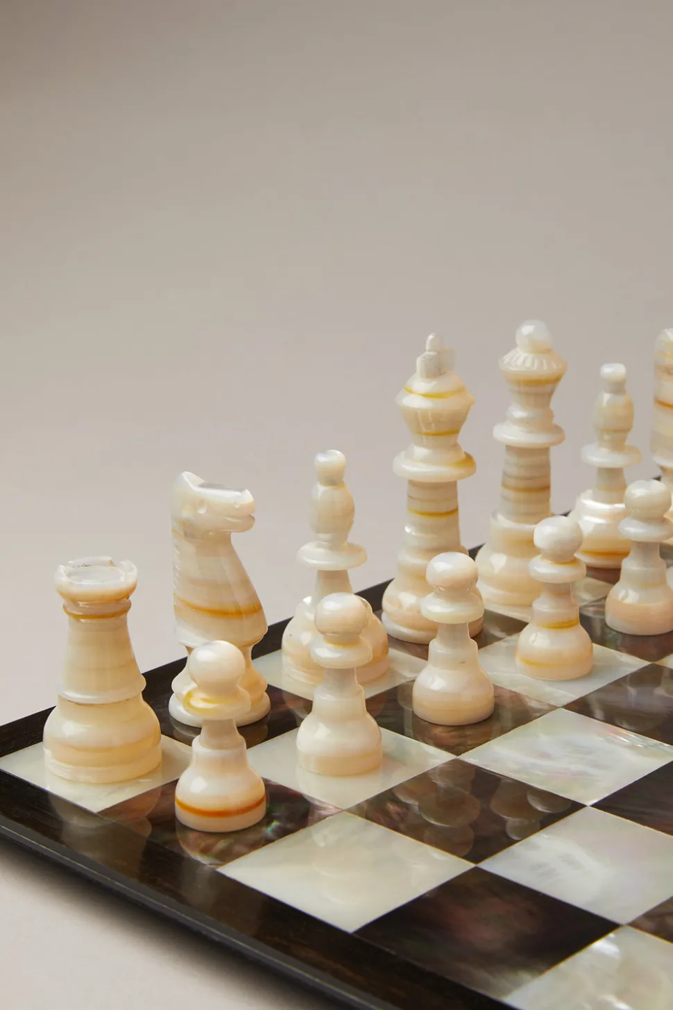 Mother of pearl Chess set