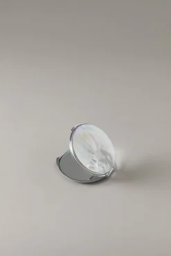 Mother of pearl Large handbag mirror