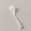 Mother of pearl Large serving caviar spoon