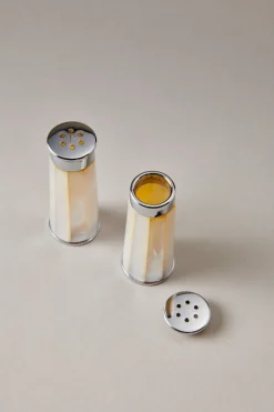 Mother of pearl Salt and pepper sprinkle set