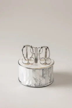 Mother of pearl Toilet manicure set mother of pearl top