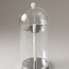 Mother of pearl Toilet tooth-brush holder with glass covering