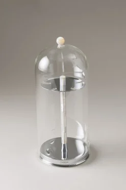 Mother of pearl Toilet tooth-brush holder with glass covering
