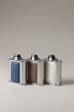 Nautical leather Oval Bic desk lighter holder