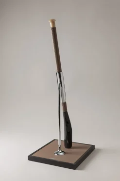 Nautical leather Shoehorn with stand