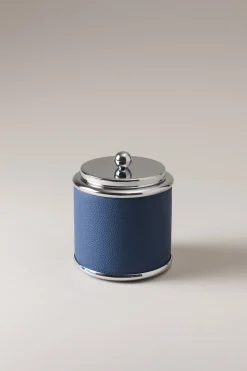 Nautical leather Toilet ear picks jar