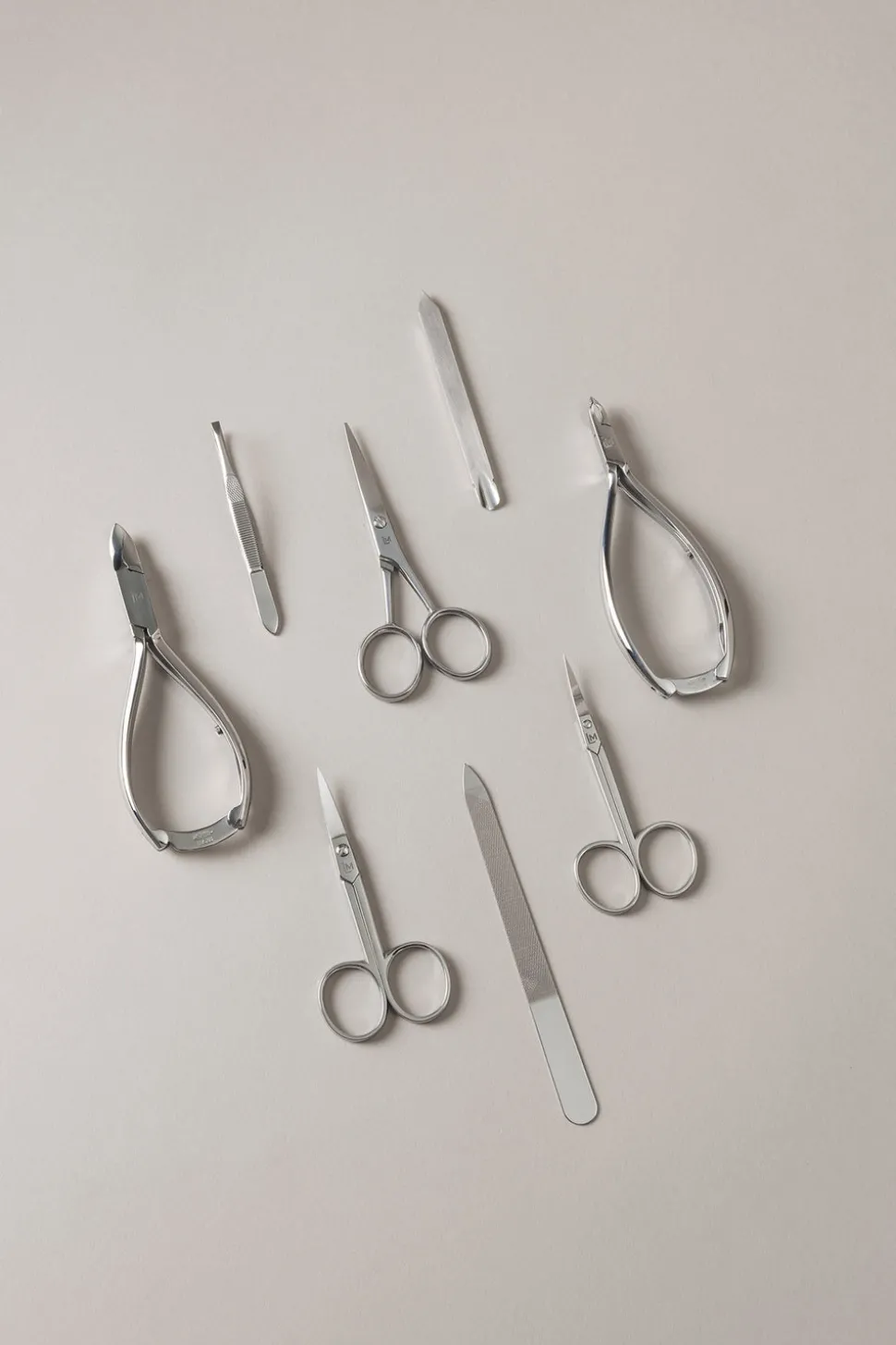 Nautical leather Toilet manicure set