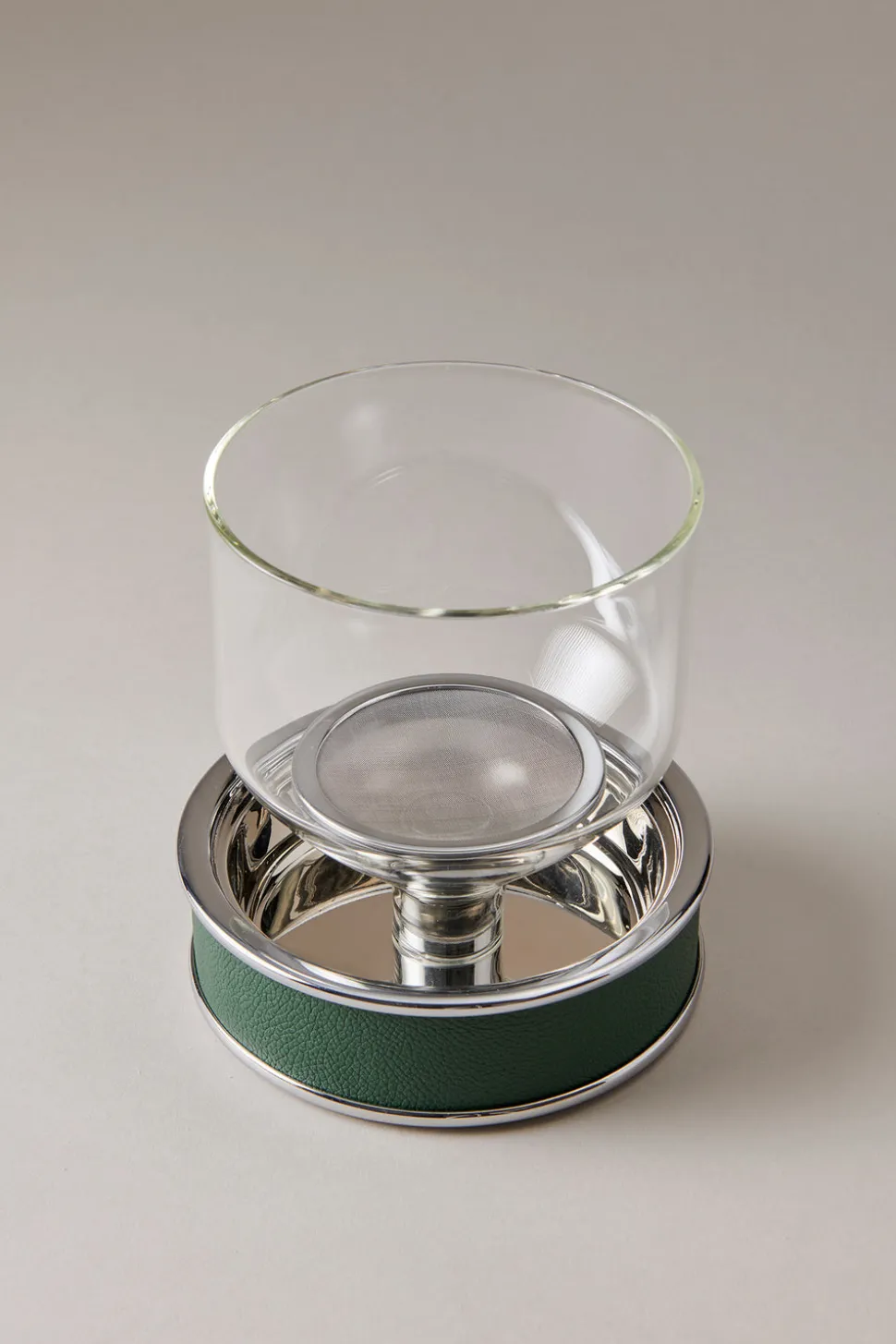Nautical leather Wine filter for decanter