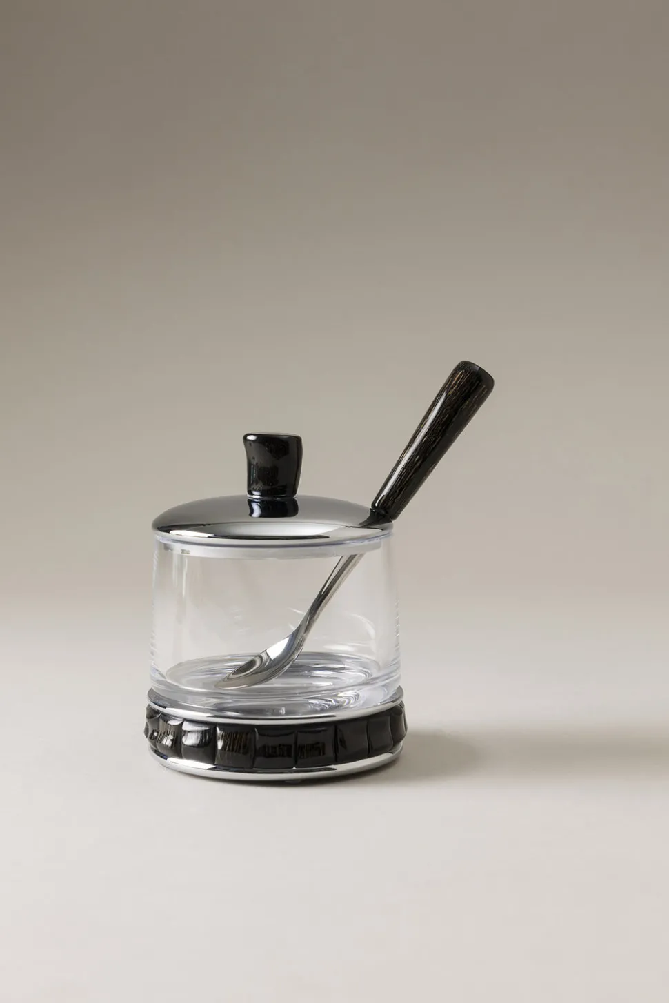 Oryx Jelly or cheese jar with spoon
