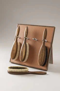Pigskin Double brush rest with 4 brushes