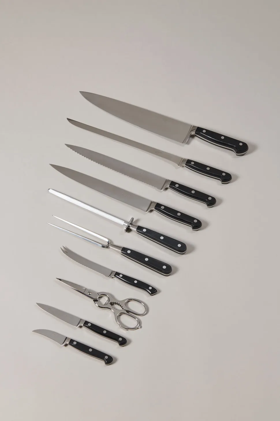 Pigskin Traveling knives set