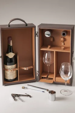 Pigskin Wine travelling box