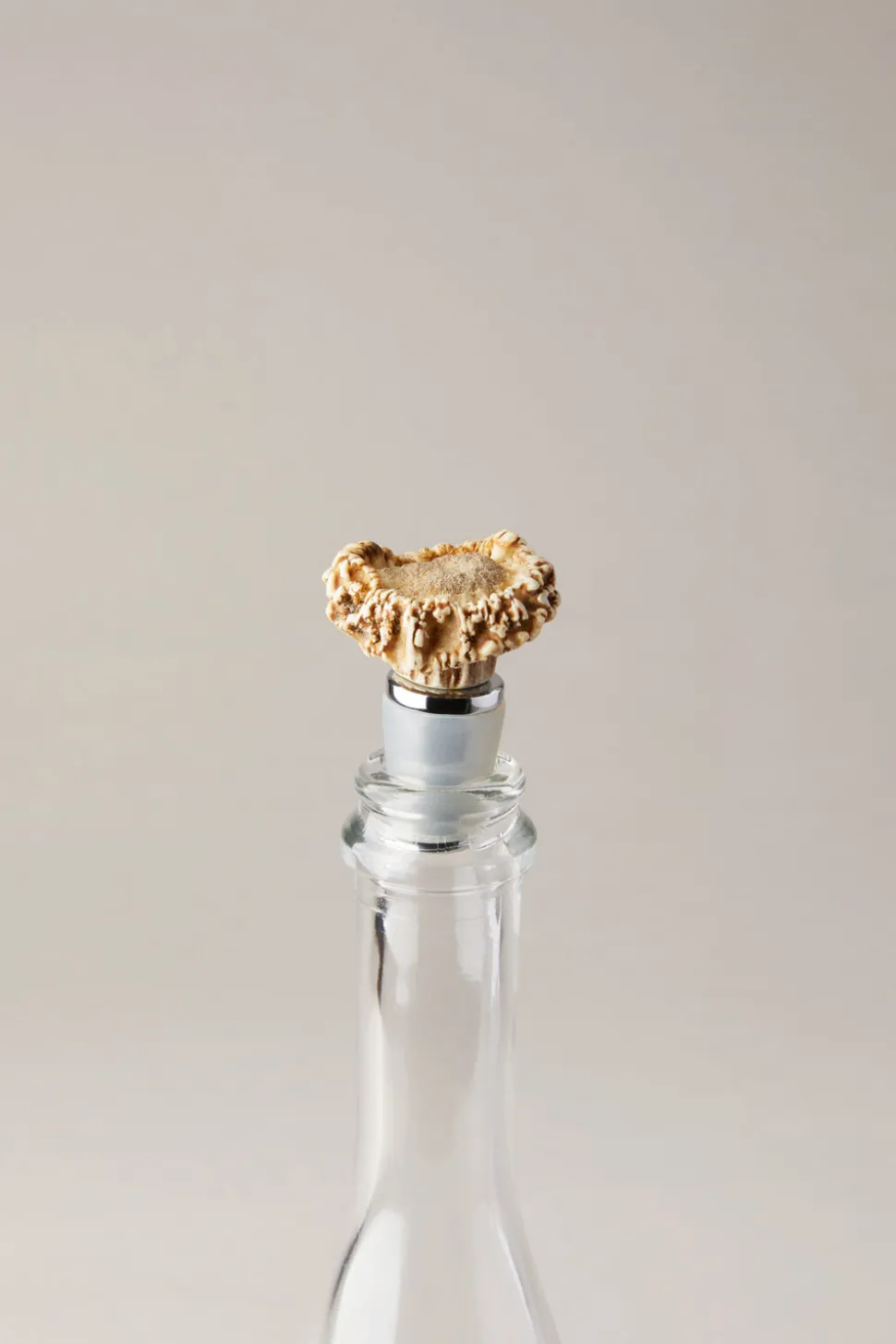 Roe deer antler conical bottle cap