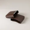 Saffiano style leather Five 'Robusto' cigar case