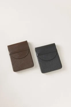Saffiano style leather Large cigarette case