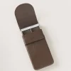 Saffiano style leather Small cigarette case