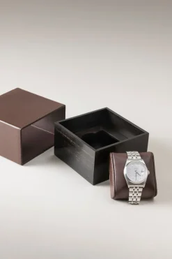 Saffiano style leather Watch box